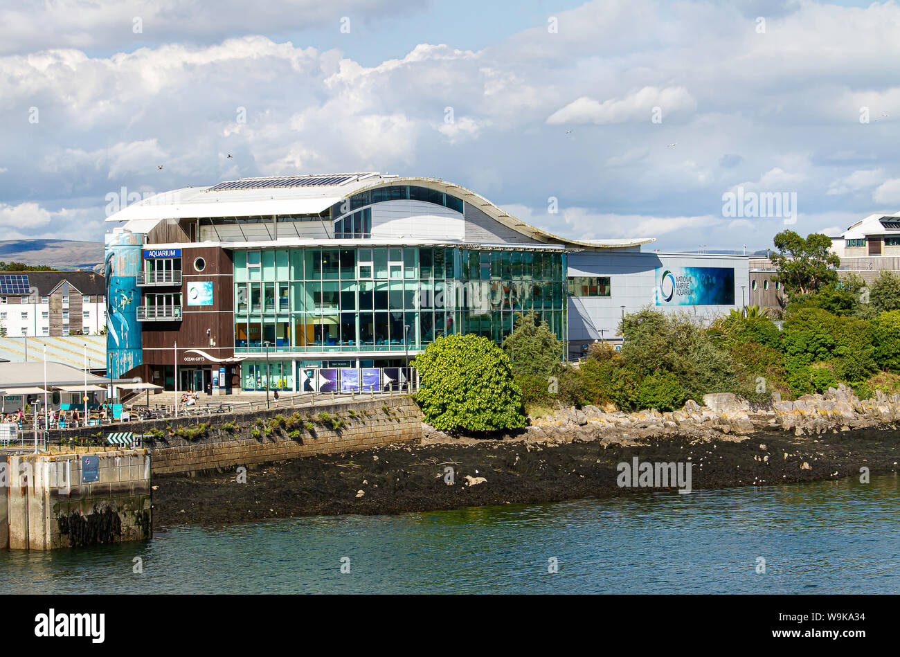 National Marine Aquarium Plymouth, größte Aquarium in Großbritannien. Stockfoto