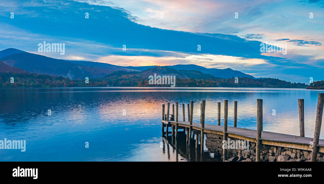 Ashness Steg, Derwentwater, Keswick, Nationalpark Lake District, Cumbria, England, Vereinigtes Königreich, Europa Stockfoto