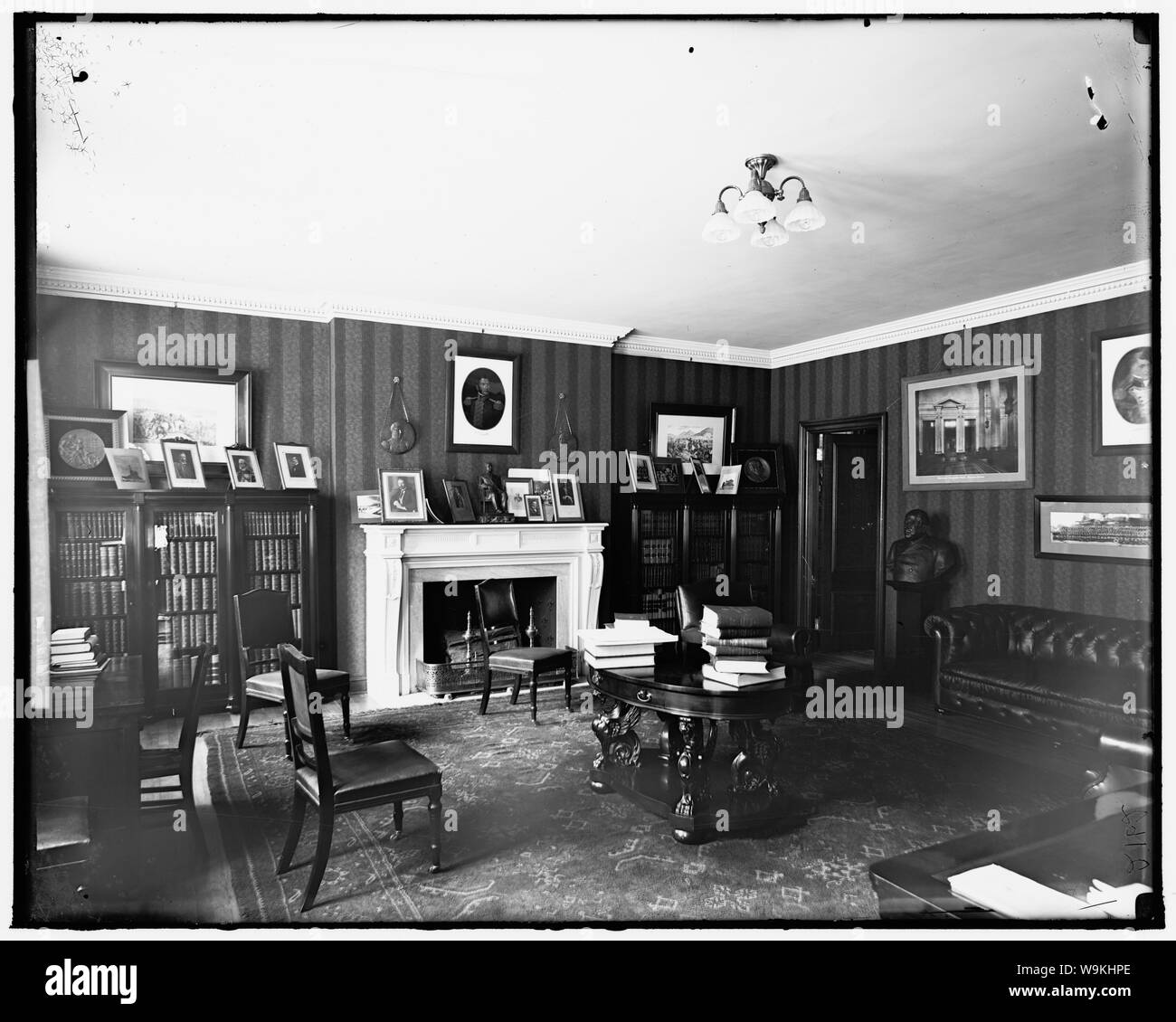 Argentinische Botschaft. Bibliothek Stockfoto