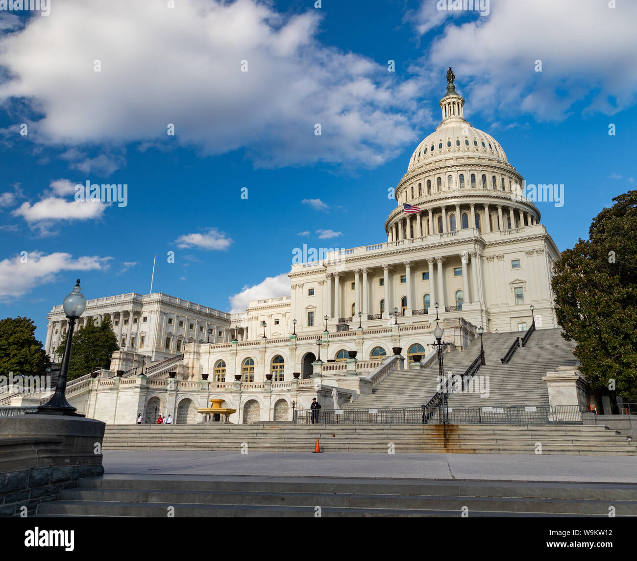 Ein Bild des United States Capitol. Stockfoto