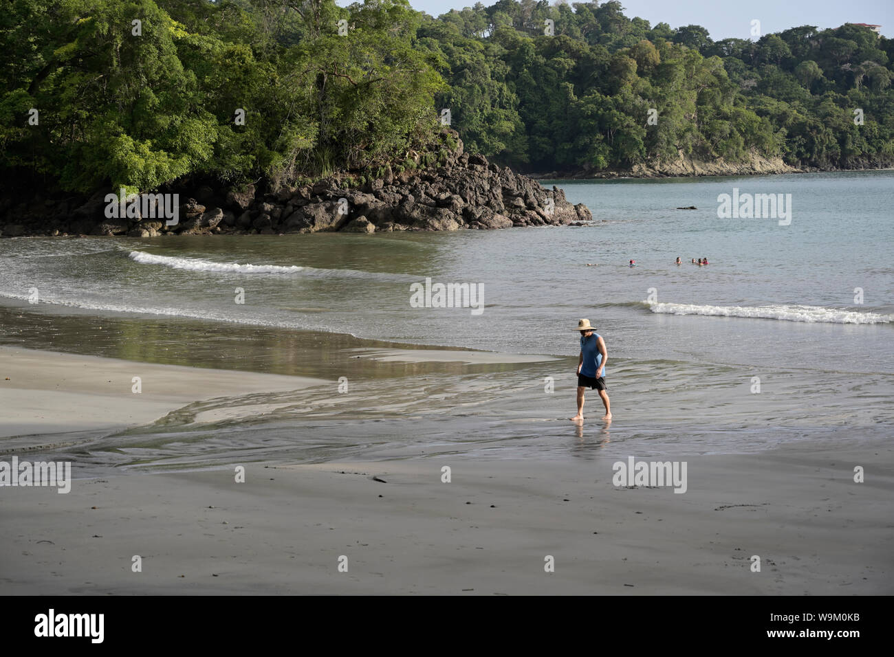 Costa Rica Strand Playa Tulemar in der Nähe von Manuel Antonio Stockfoto