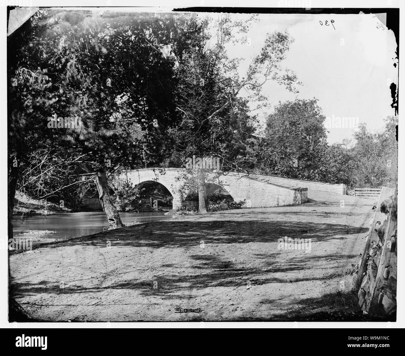 Antietam, Md. Burnside's Bridge Abstract: Ausgewählte Bürgerkrieg Fotografien, 1861-1865 Stockfoto