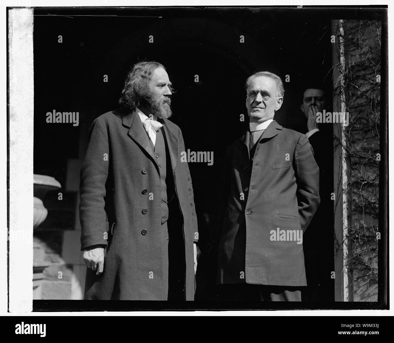 Anton Lang & Vater Thomas Stockfoto