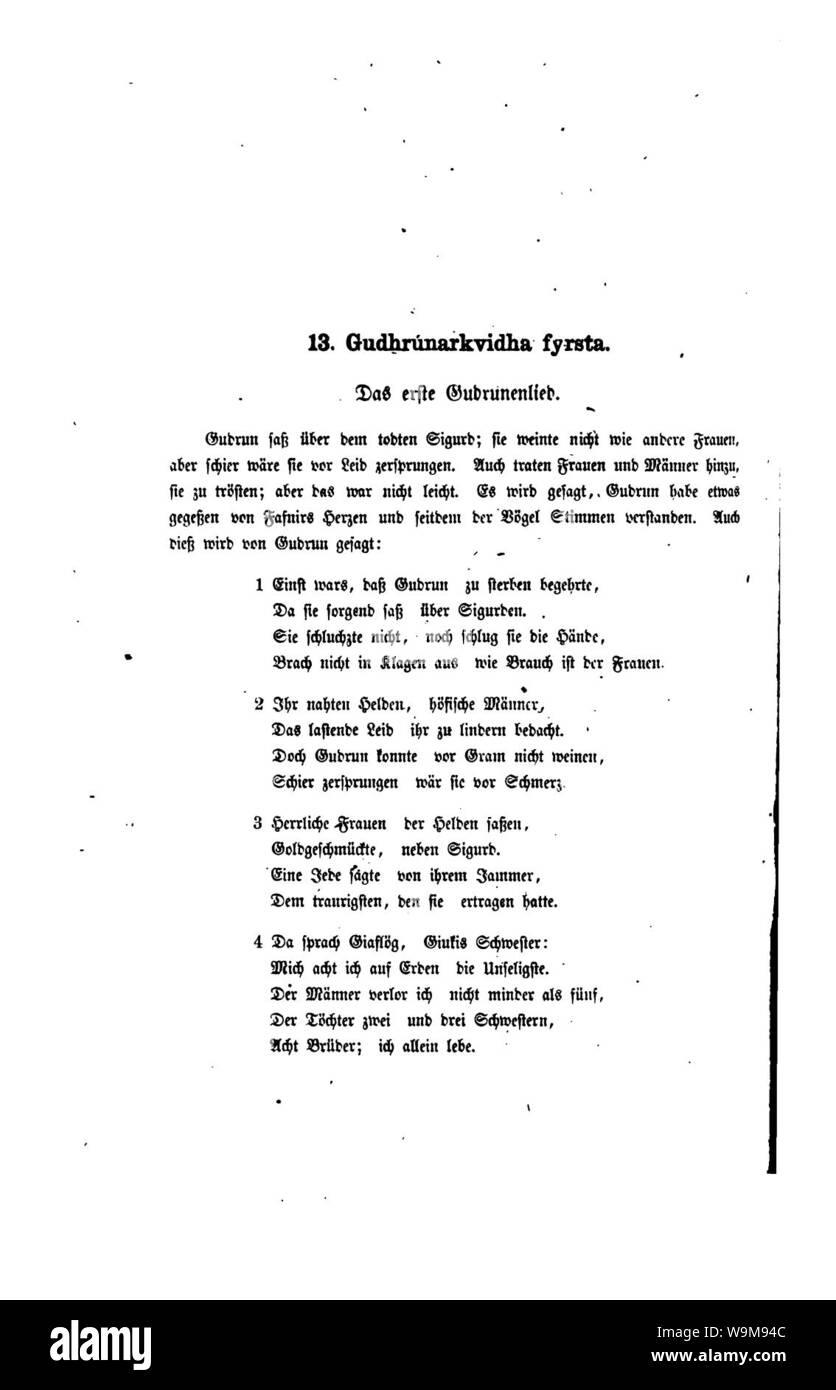 Die Edda Seite 236. Stockfoto