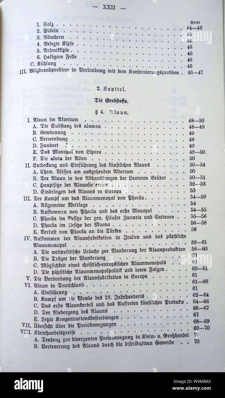 Die Entwicklung der Weißgerberei, Georg Ebert, 1913 (04). Stockfoto