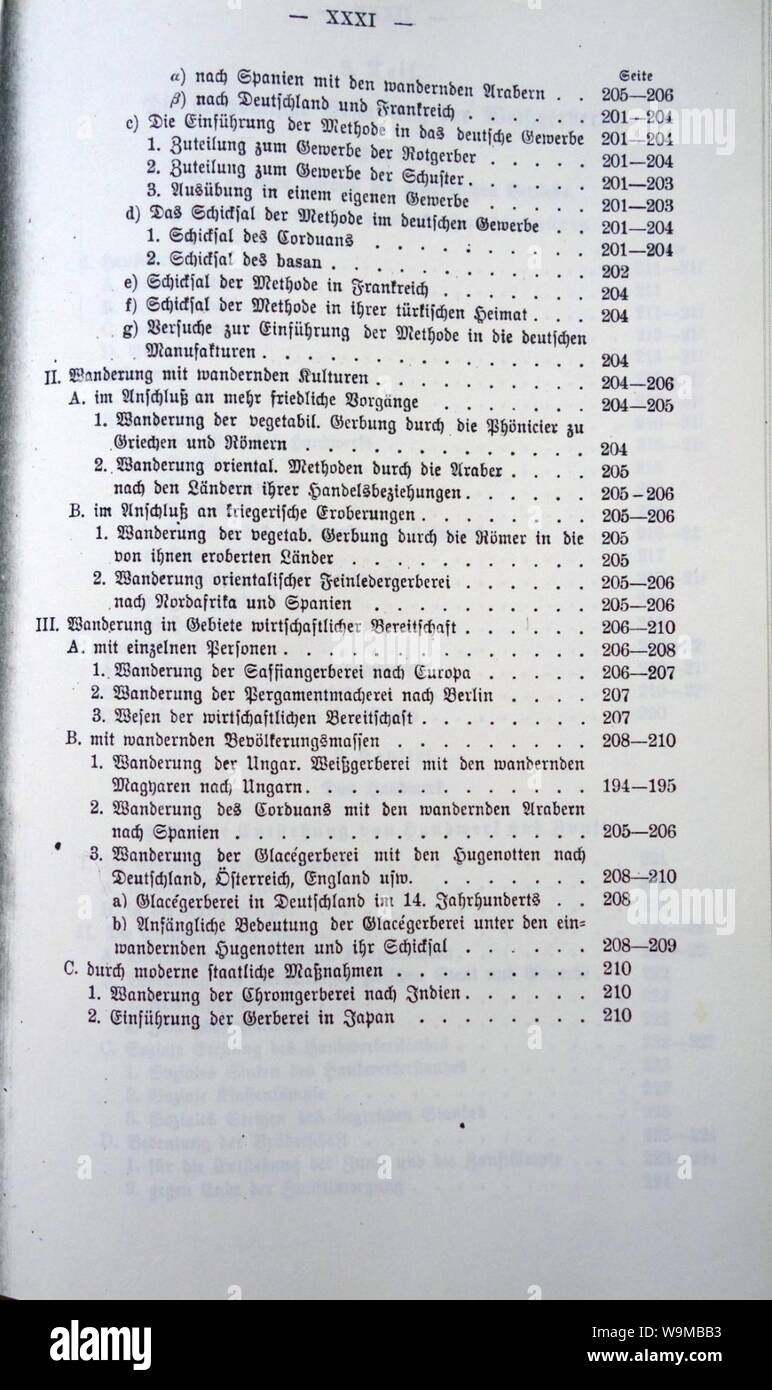 Die Entwicklung der Weißgerberei, Georg Ebert, 1913 (13). Stockfoto