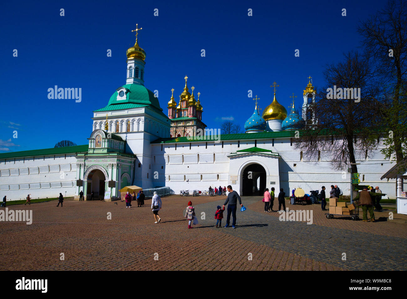 Die Heilige Dreifaltigkeit Saint Serguis Lavra in Sergiev Posad, Russland Stockfoto