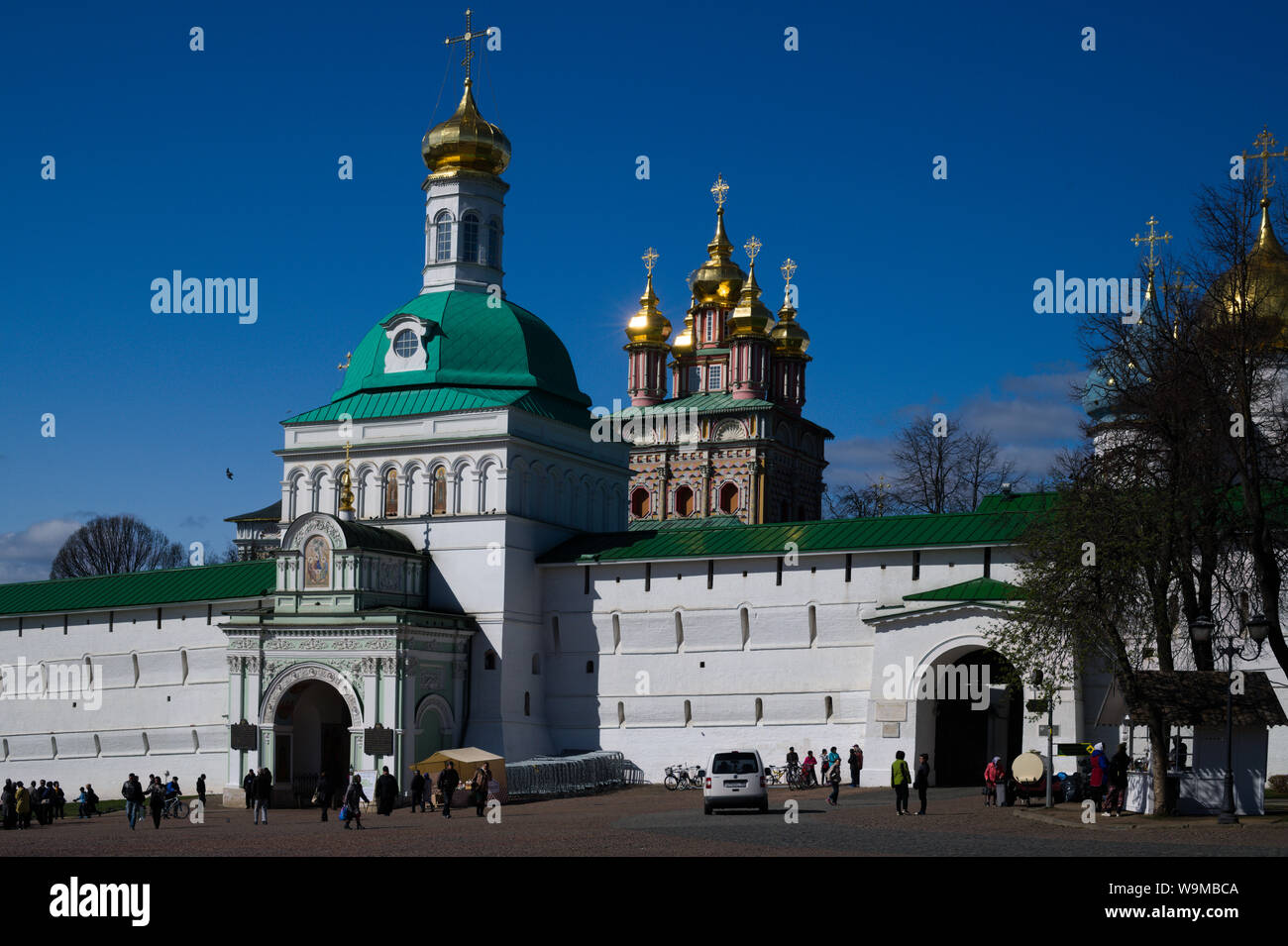 Die Heilige Dreifaltigkeit Saint Serguis Lavra in Sergiev Posad, Russland Stockfoto