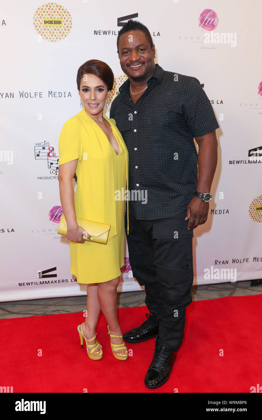 Premiere von "oxxed' Serie auf der Real D Theater in Beverly Hills, Kalifornien am Juli 12, 2019 Mit: Christina DeRosa, Keith Jefferson Wo: Los Angeles, Kalifornien, Vereinigte Staaten, wenn: 14 Jun 2019 Credit: Sheri Determan/WENN.com Stockfoto