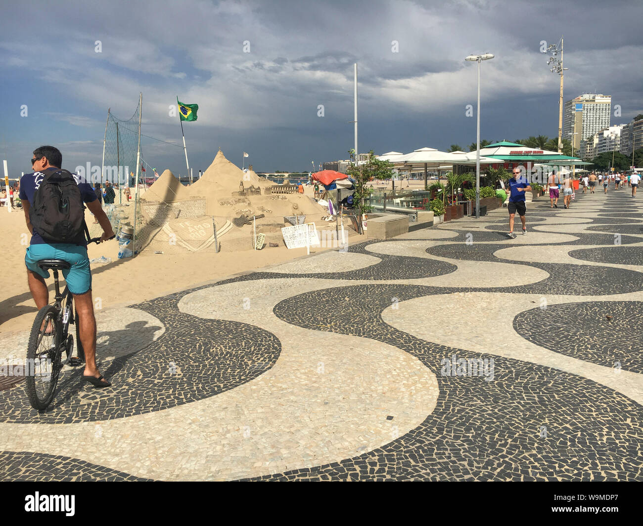 Strand IN RIO Stockfoto