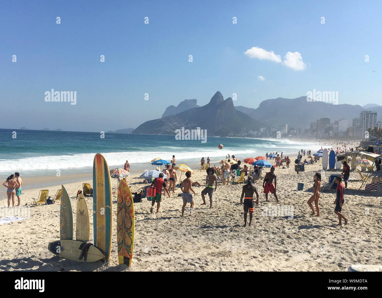 Strand IN RIO Stockfoto