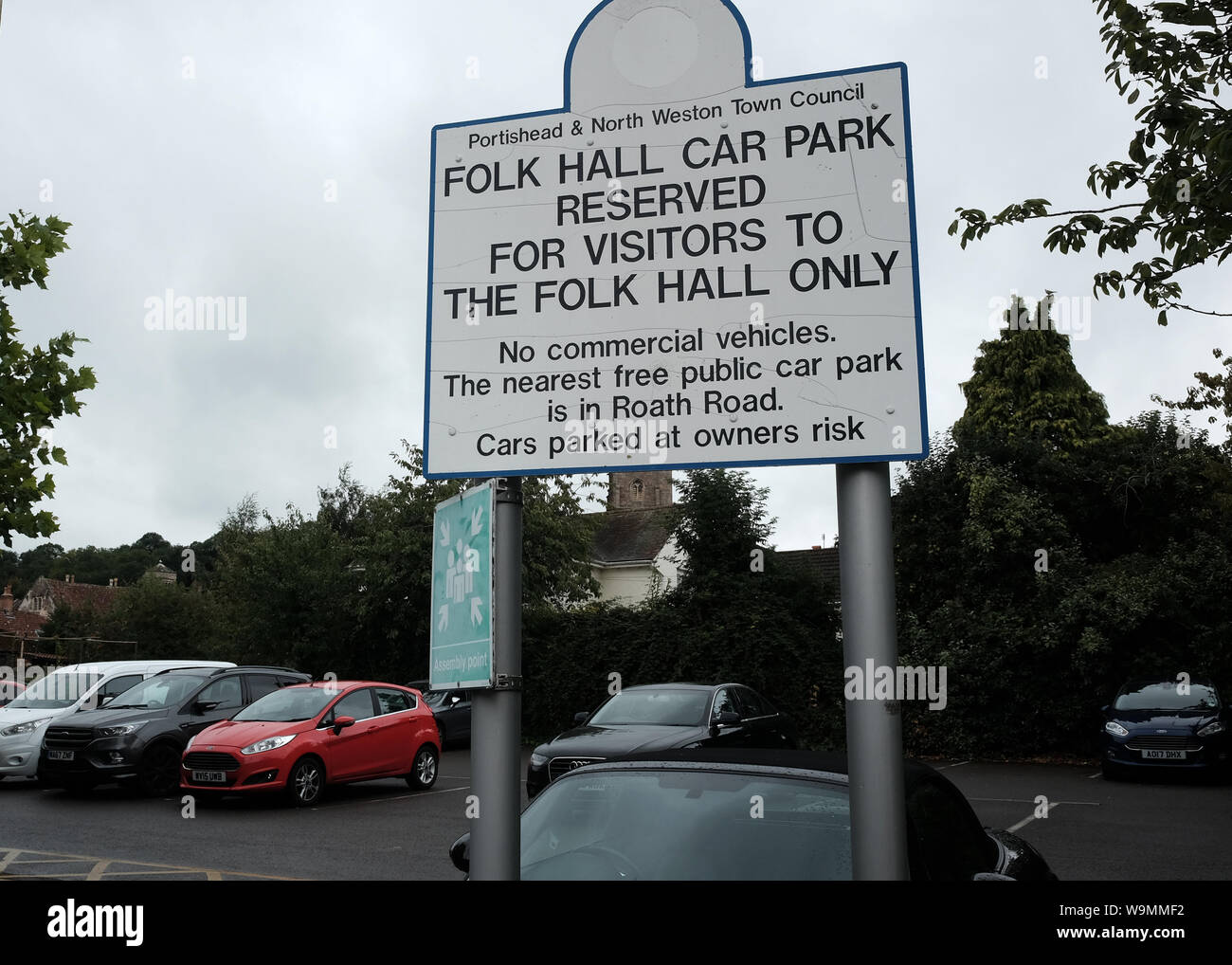 August 2019 - Folk Hall, für die Gemeinschaft in Portishead, North Somerset, VEREINIGTES KÖNIGREICH Stockfoto