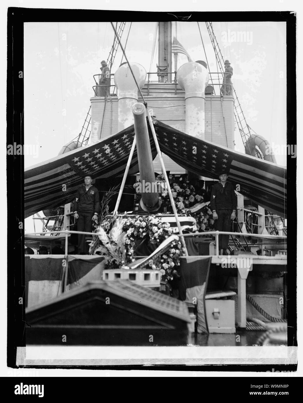 Ankunft der Körper des unbekannten Soldaten, 11/9/21. Stockfoto