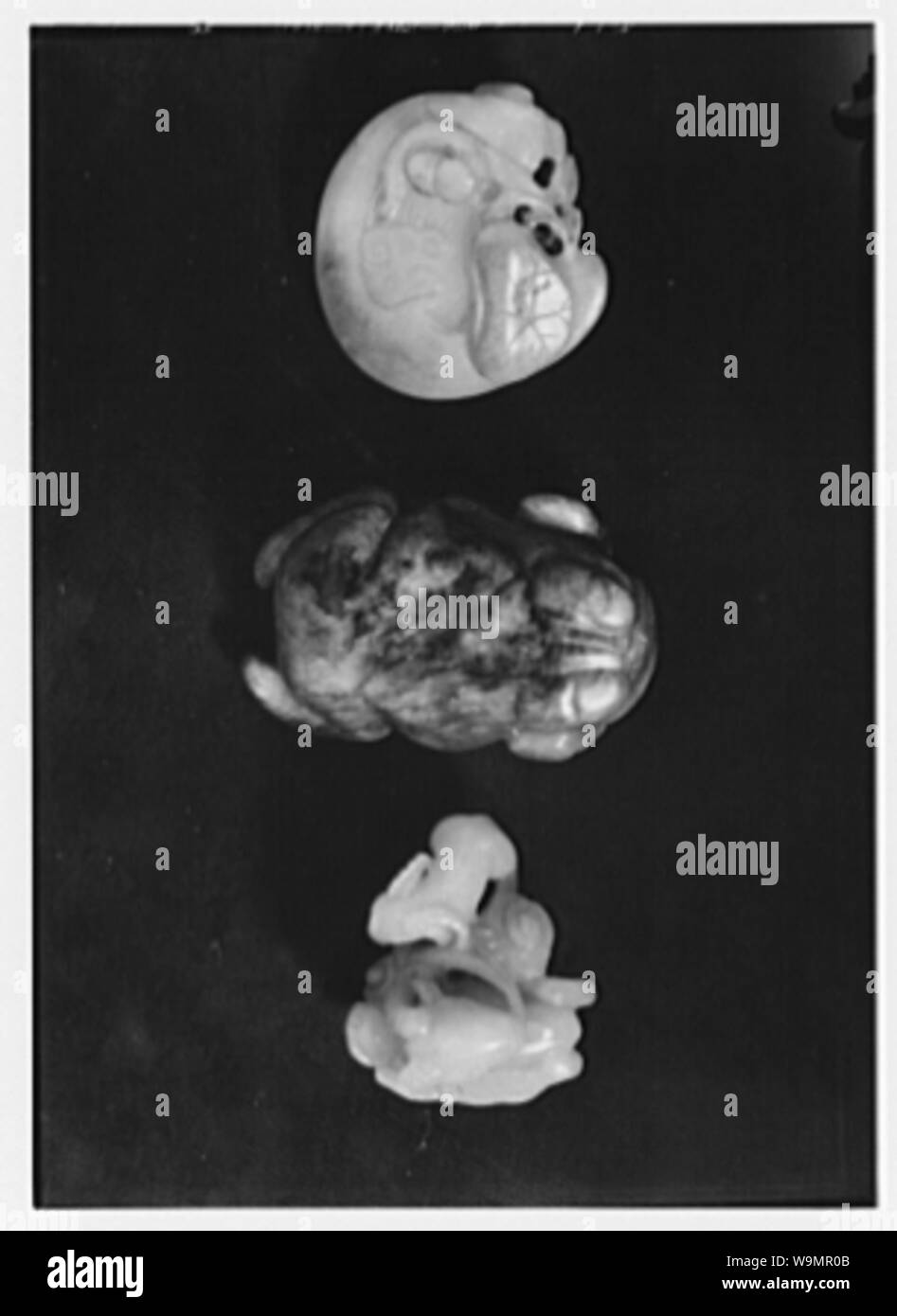 Kunst Objekte, gehörte Arnold Genthe Stockfoto