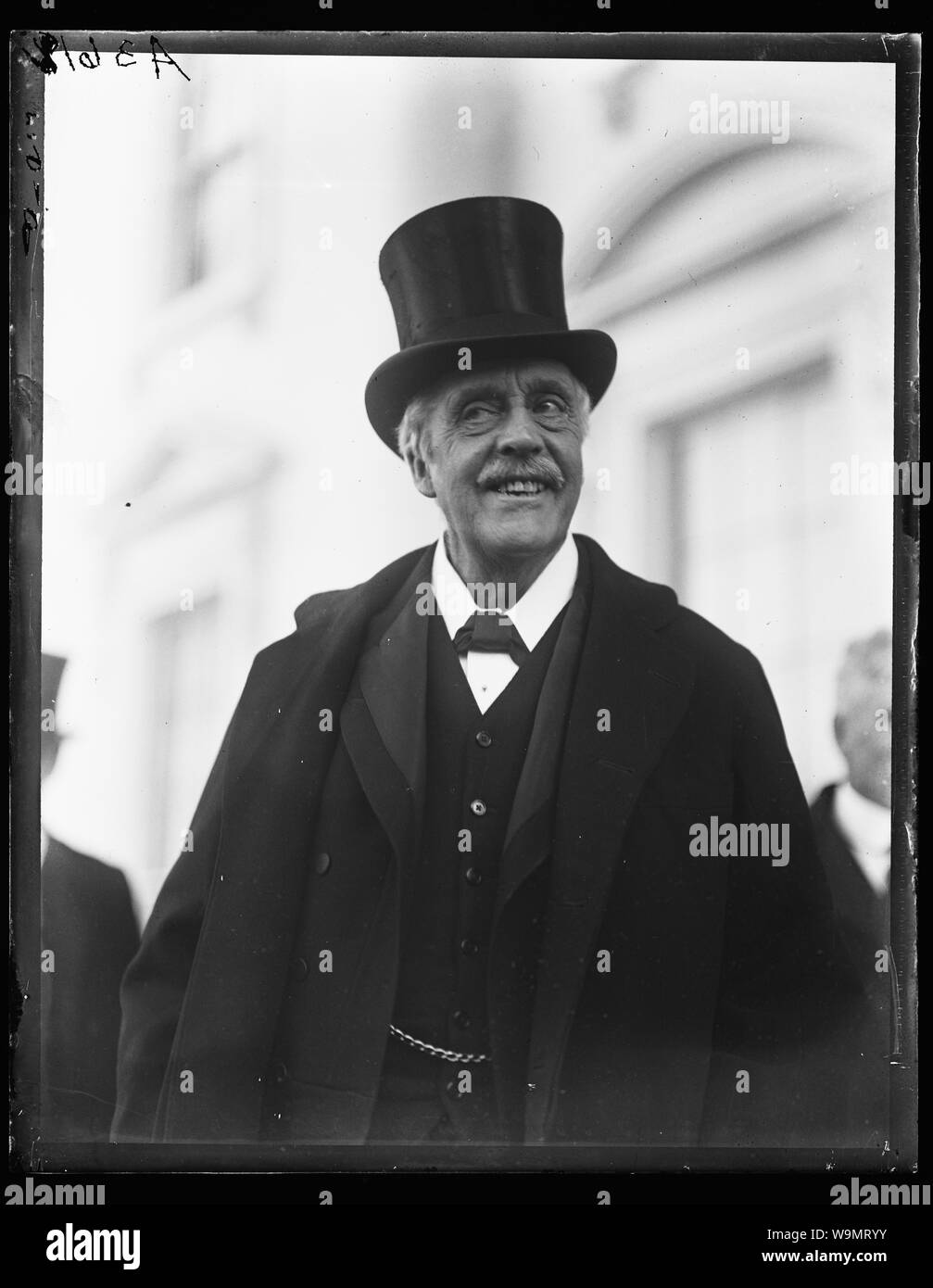 Arthur James Balfour im White House, Washington, D.C. Stockfoto
