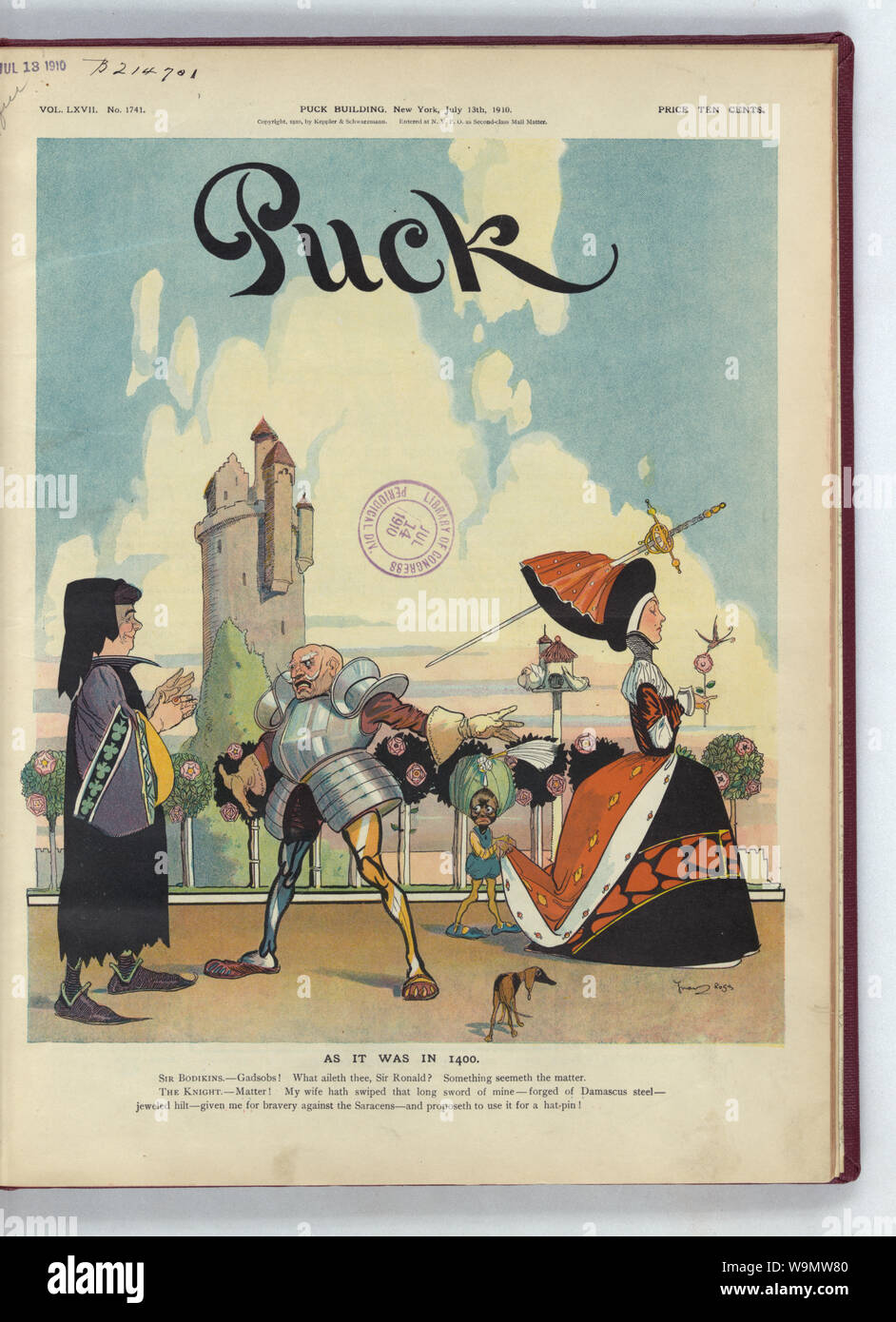 Wie es in1400/Gordon Ross. Stockfoto