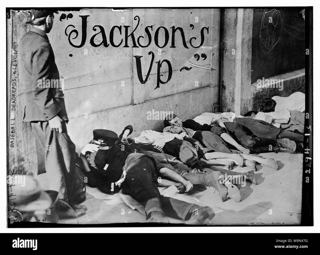 Baseball Leerfahrten, Cleveland Stockfoto