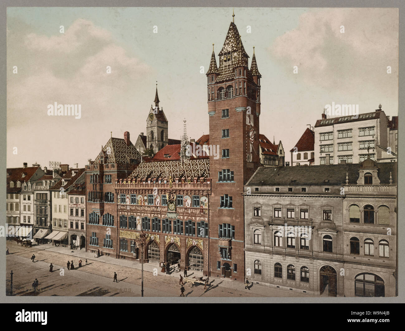 Basel. Das Rathaus Stockfoto