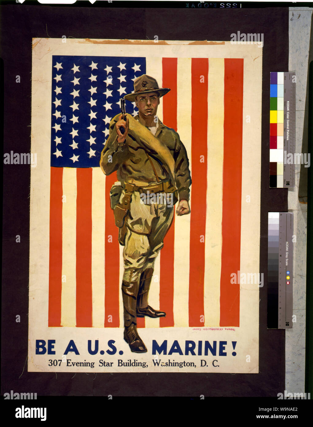 Ein US-Marine! / James Montgomery Flagg. Stockfoto