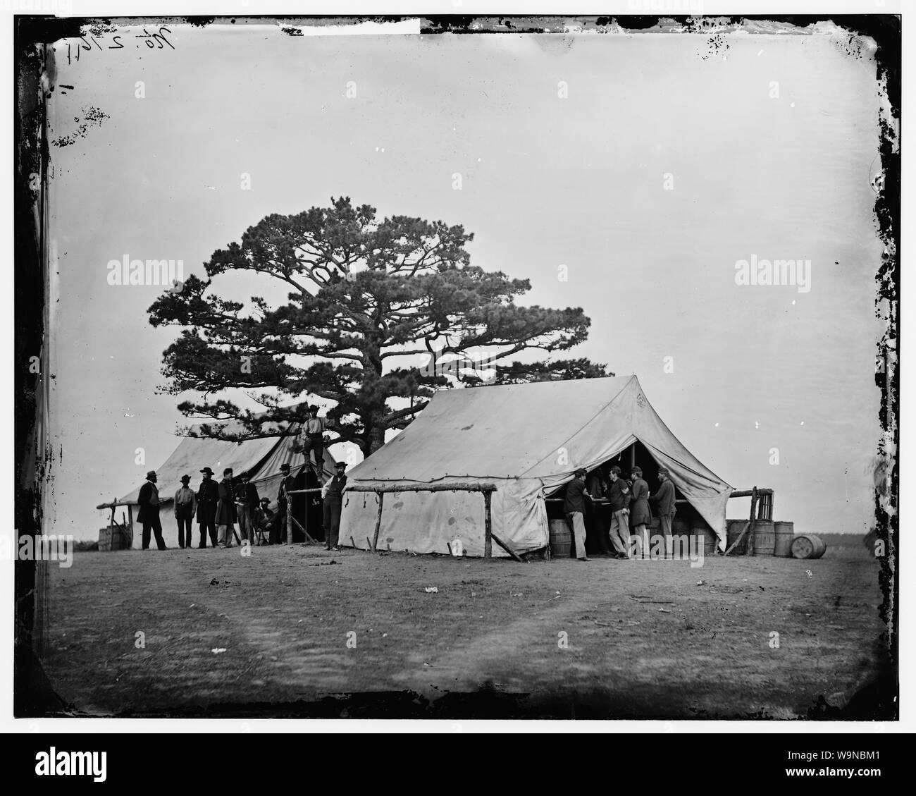 Bealeton, Virginia Marketenderin das Zelt an der Armee des Potomac Hauptsitz Abstract: Ausgewählte Bürgerkrieg Fotografien, 1861-1865 Stockfoto