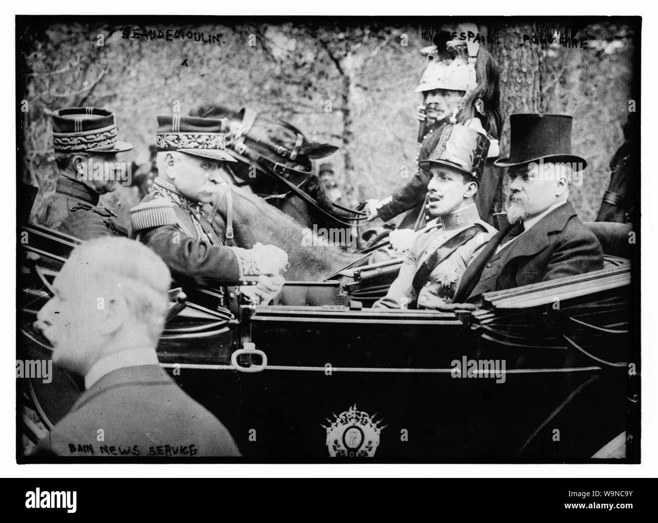 Beaudemoulin, König von Spanien, Poincaré Stockfoto