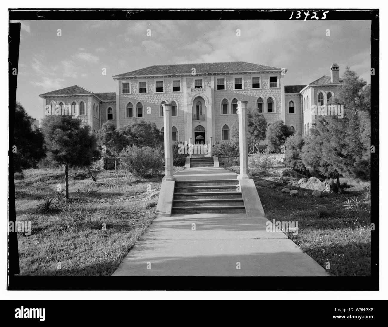 Beirut, Junior Girls' College, administrative Bldg. [D. h. Gebäude], Nordseite Stockfoto