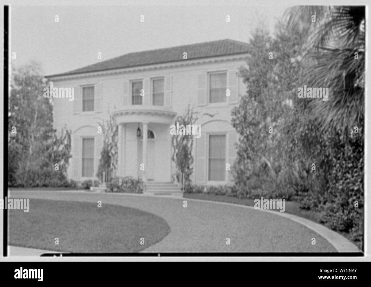 Bennett Chapple, Residenz auf Barton Rd., Palm Beach, Florida. Stockfoto