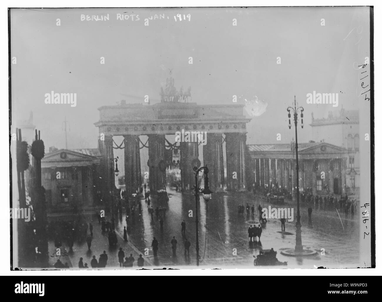 Ausschreitungen in Berlin, 31.01.1919 Stockfoto