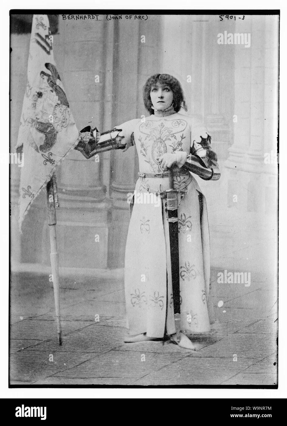 Bernhardt (Jeanne d'Arc) Stockfoto