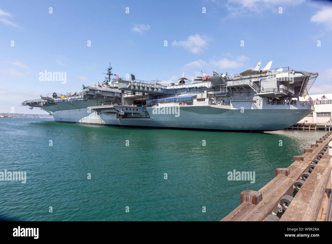 USS Midway, San Diego, Kalifornien Stockfoto