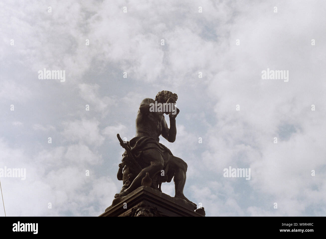 Brunnen am King George's ich Platz in Patras, Peloponnes, Griechenland Stockfoto