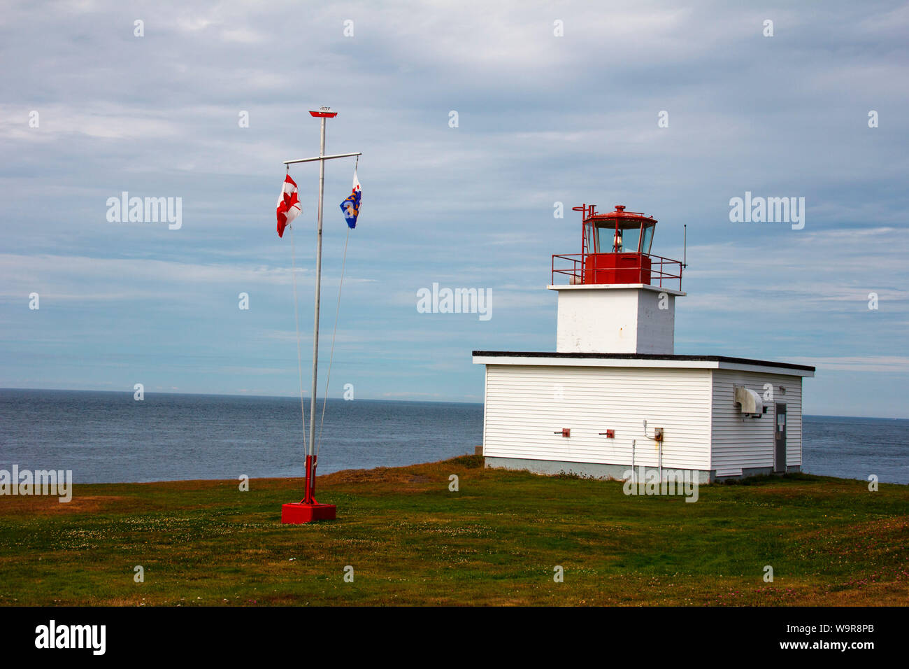 Leuchtturm Brier Island, Brier Island, Nova Scotia, Kanada Stockfoto