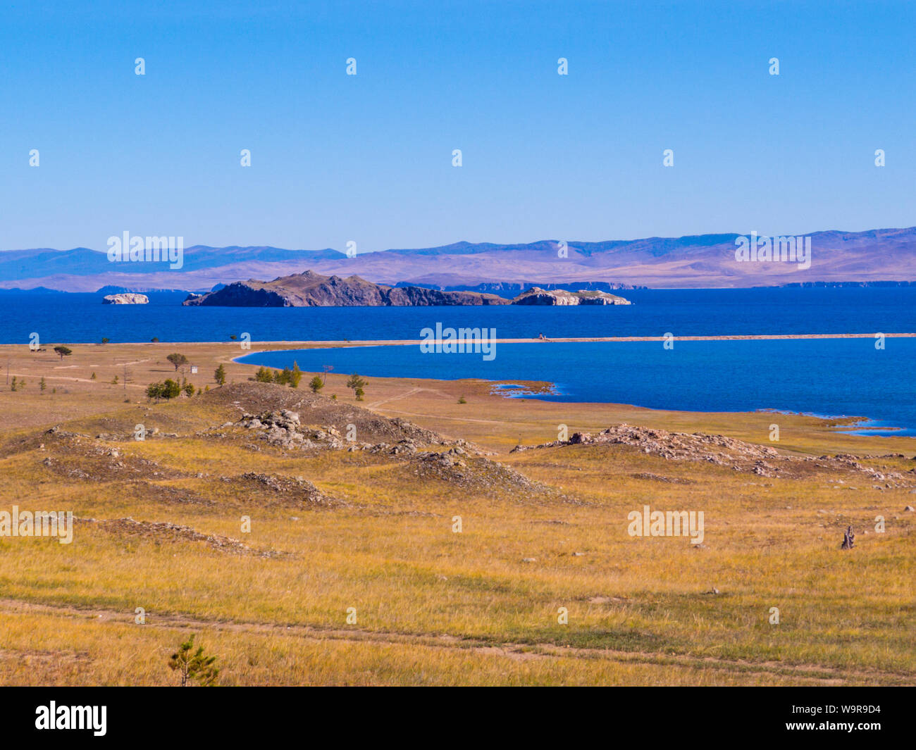 Kap Uyuga, Kurma, Baikalsee, Sibirien, Russland Stockfoto