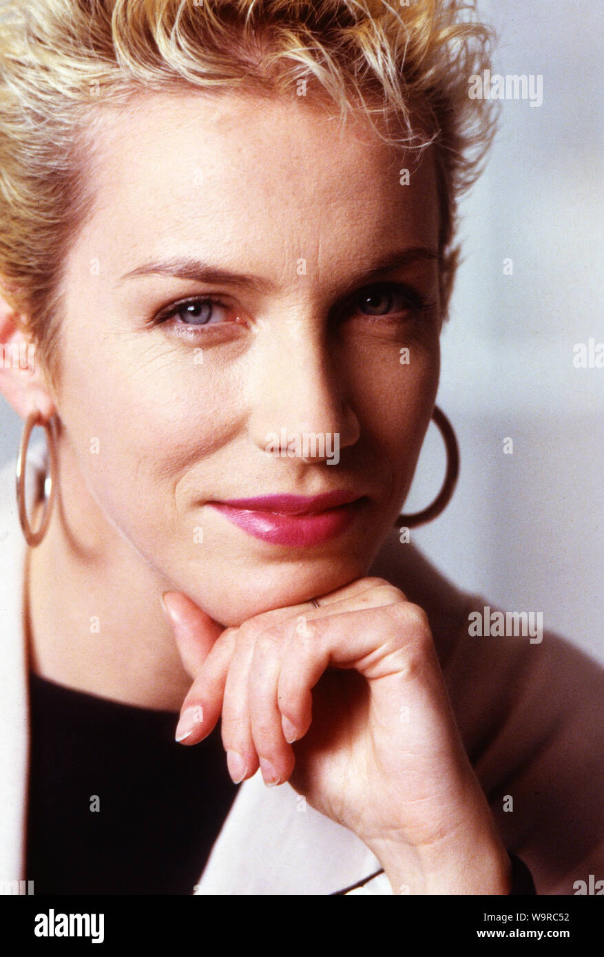 Wetten dass?, Spielshow, Deutschland 1992, Gaststar: Annie Lennox Stockfoto