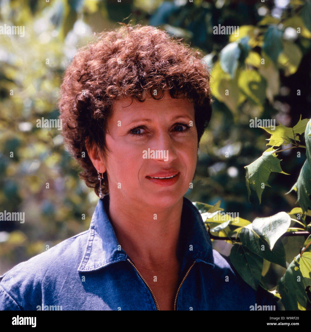 Margot Mahler, bayerische Volksschauspielerin, bei einem Fotoshooting