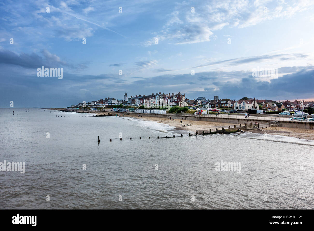 Southwold Beach in Ostengland Stockfoto
