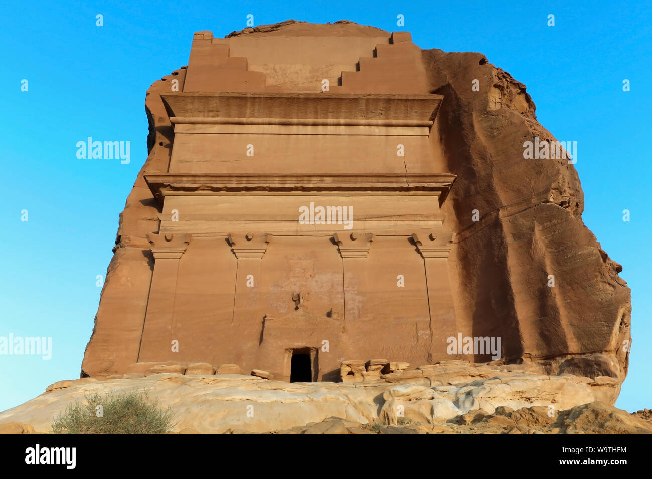 Mada'in Saleh, Al Madinah Region, Hejaz, Saudi-Arabien Stockfoto