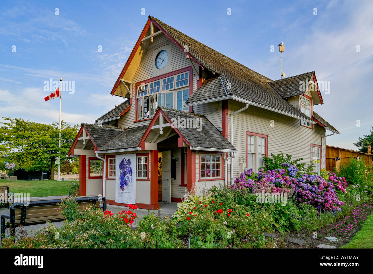 Ferry Building Galerie, Ambleside, West Vancouver, British Columbia, Kanada Stockfoto