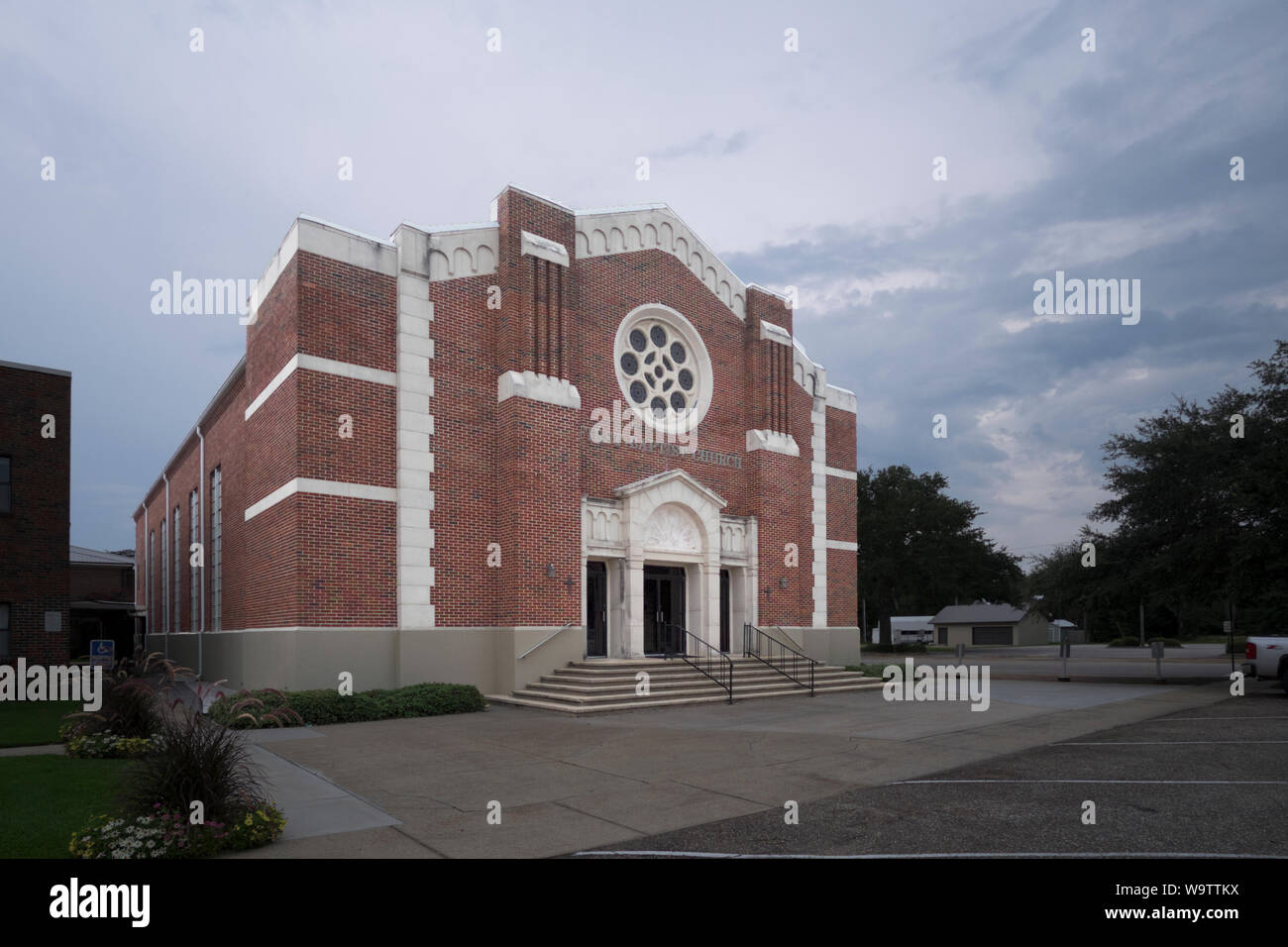 First Baptist Church downtown Foley, Alabama, USA Stockfoto
