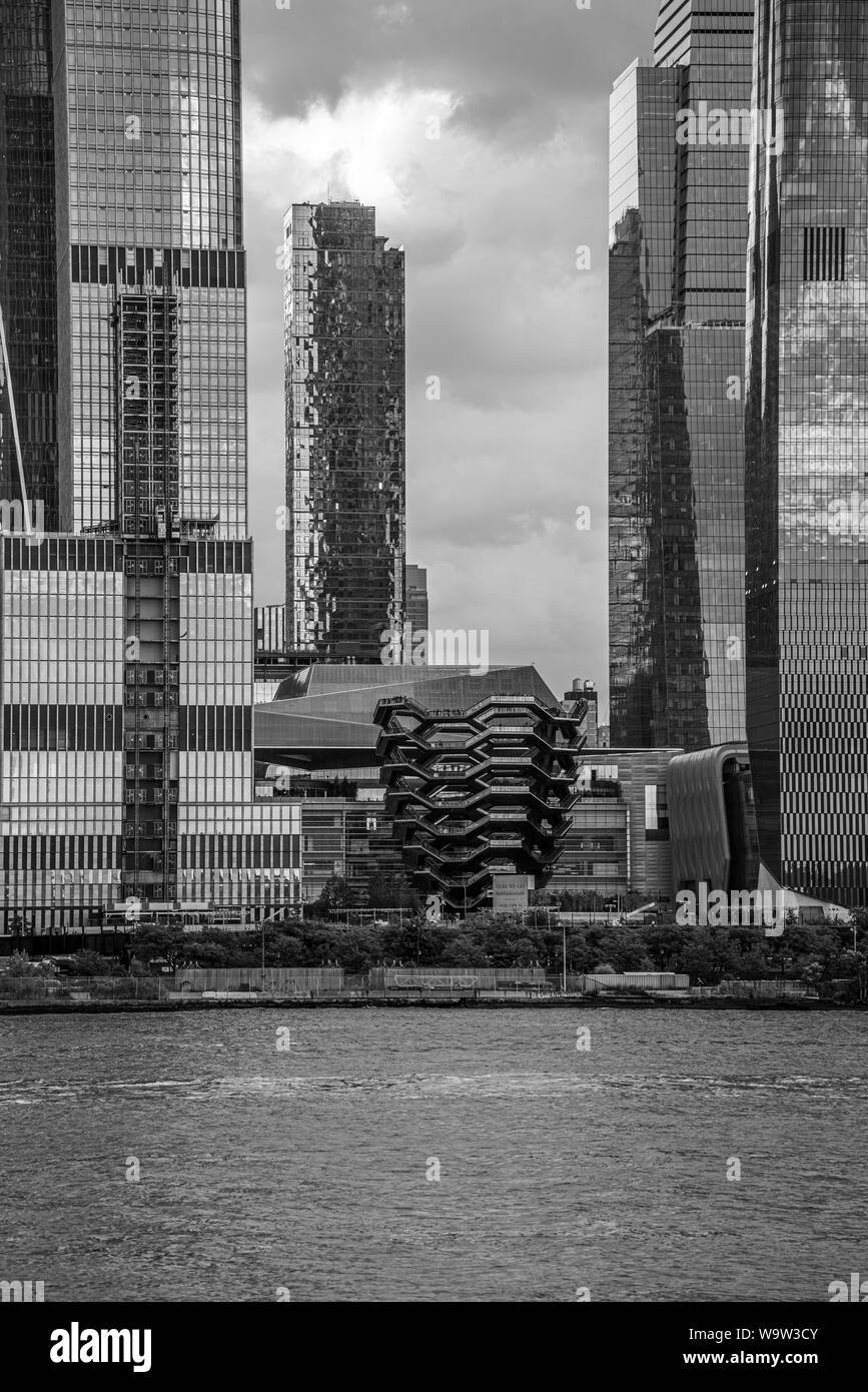 Hudson Yards, eine neue Entwicklung von Immobilien im Westen von Manhattan Stockfoto