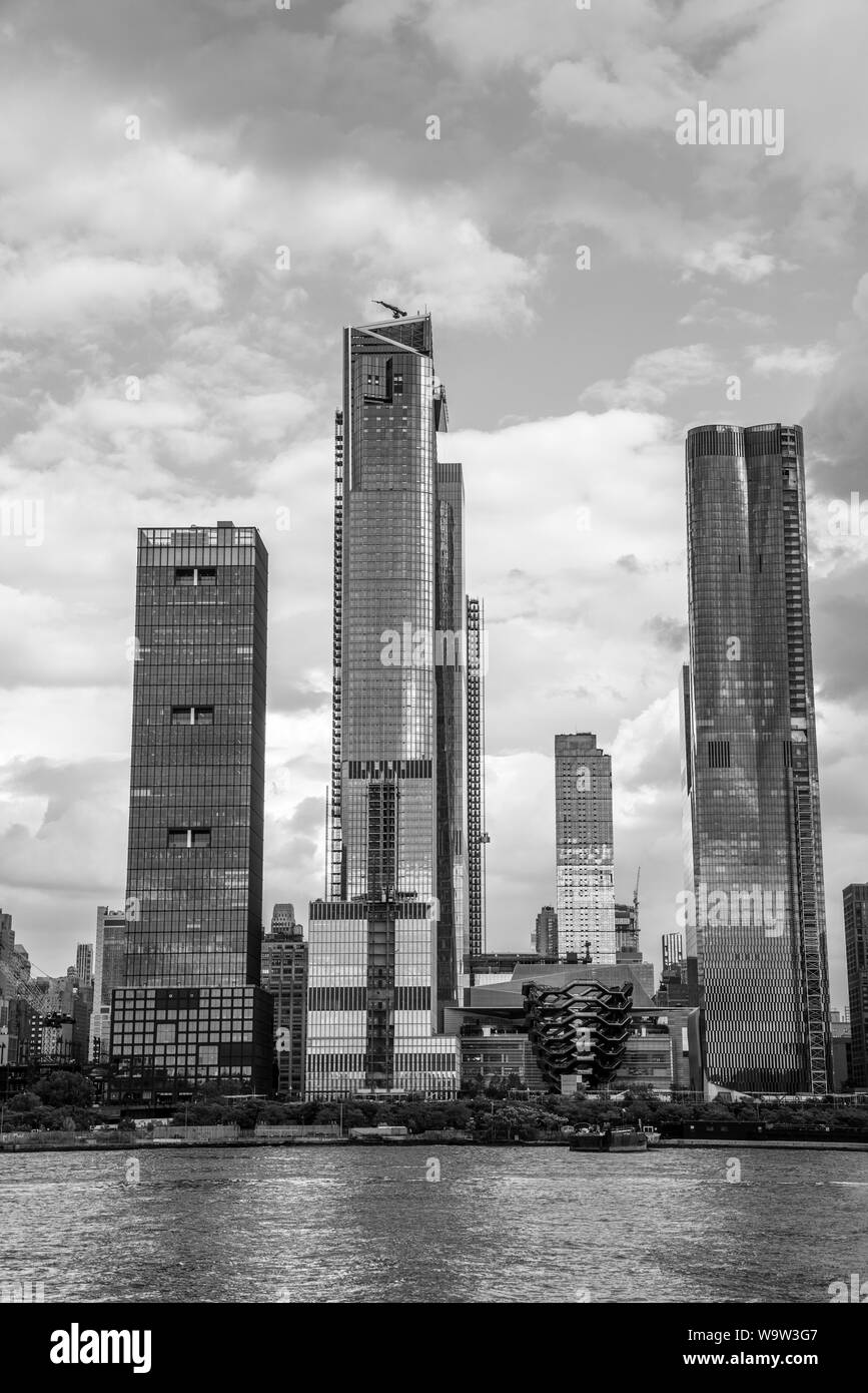 Hudson Yards, eine neue Entwicklung von Immobilien im Westen von Manhattan Stockfoto