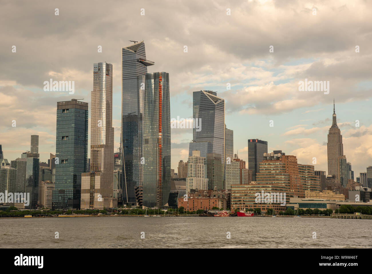 Hudson Yards, eine neue Entwicklung von Immobilien im Westen von Manhattan Stockfoto