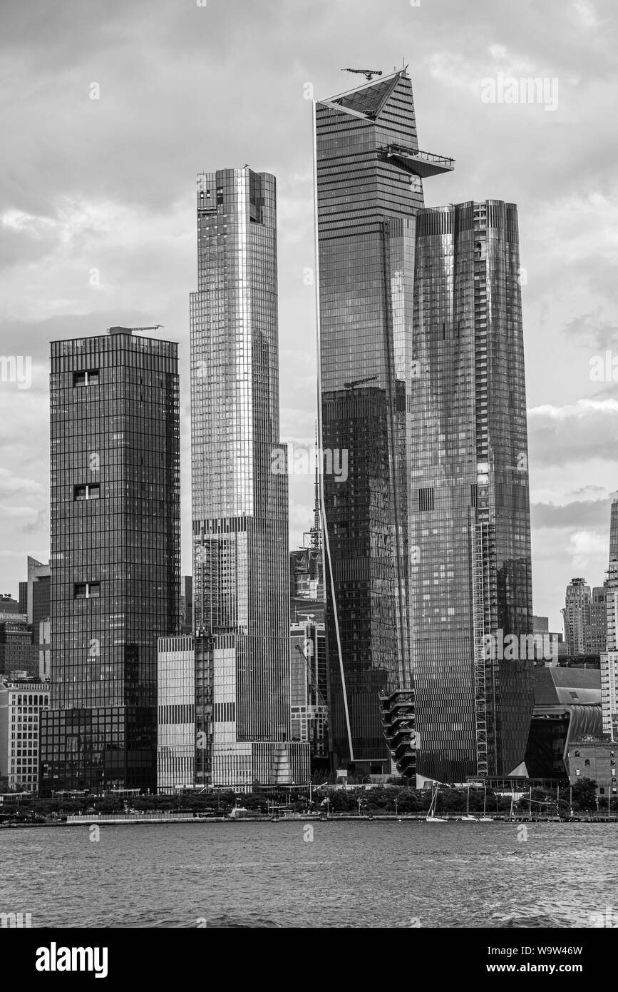 Hudson Yards, eine neue Entwicklung von Immobilien im Westen von Manhattan Stockfoto