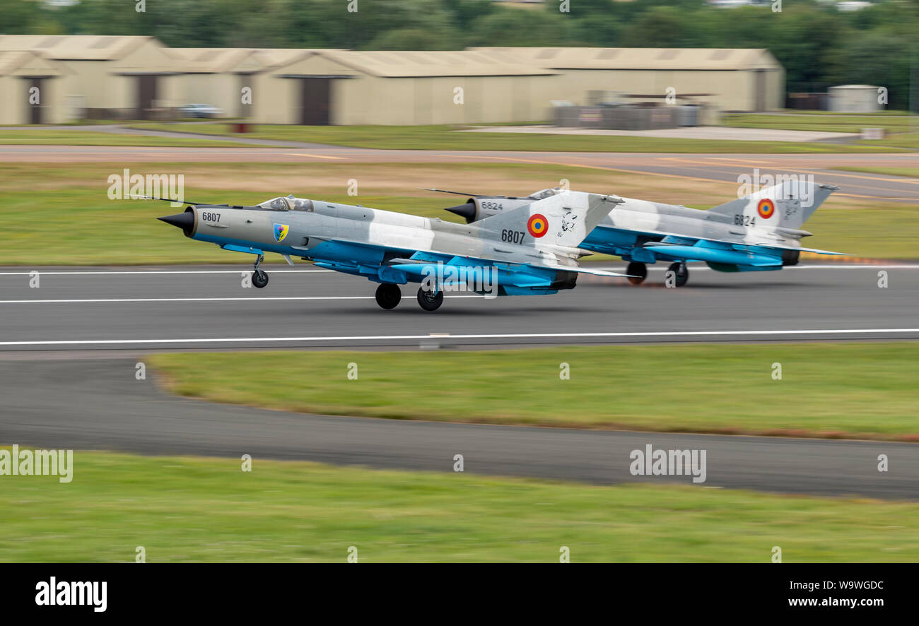 Mig 21 Lancer C im Royal International Air Tattoo 2019 Stockfoto