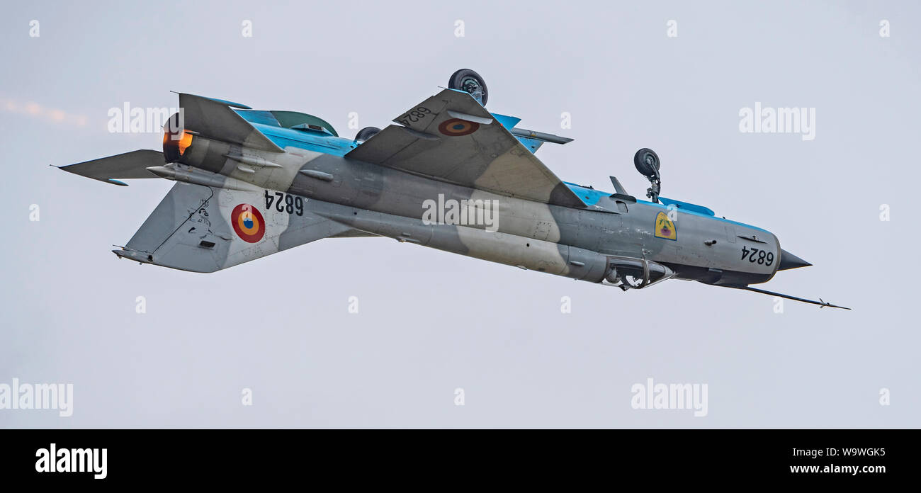 Mig 21 Lancer C im Royal International Air Tattoo 2019 Stockfoto