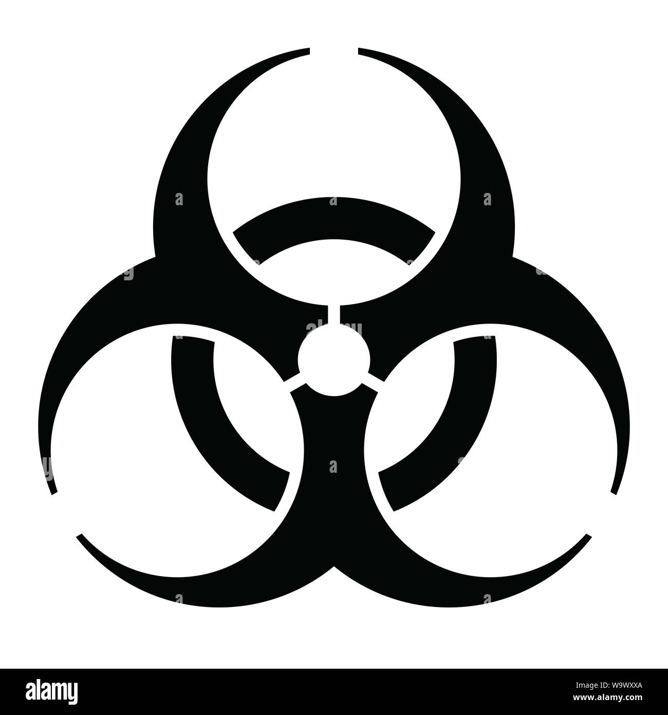 Biohazard Symbol 2 Stockfoto