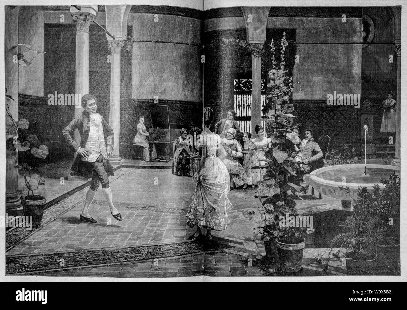 Die Gartenlaube (1889) b 568. Stockfoto