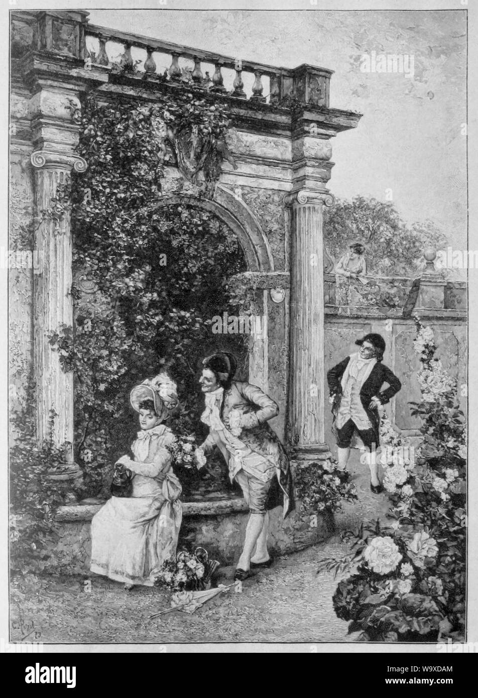 Die Gartenlaube (1891) b 721. Stockfoto