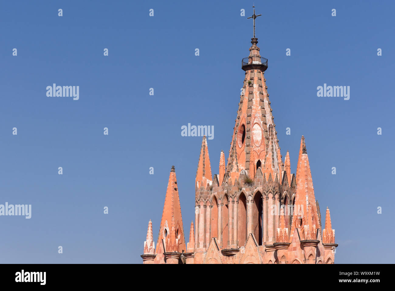 Parroquia de San Miguel Arcángel, San Miguel de Allende Stockfoto