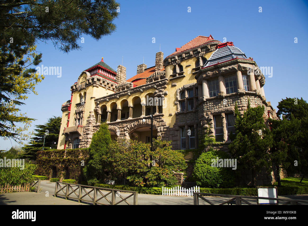 Qingdao Deutsche alte Praetorium Stockfoto